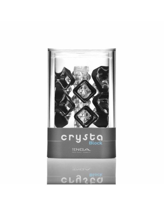 Мастурбатор Tenga Crysta Block, унікальний рельєф, стимулювальні щільні блоки, прозорий матеріал Мастурбатор Tenga Crysta Block, унікальний рельєф, стимулювальні щільні блоки, прозорий матеріал