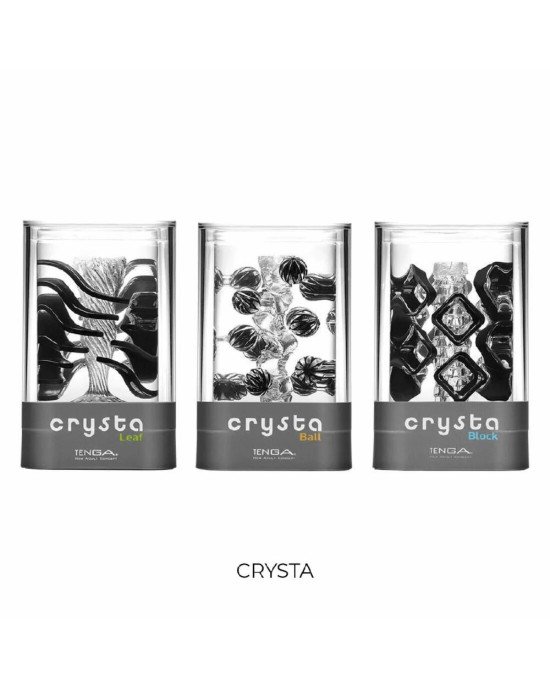 Мастурбатор Tenga Crysta Block, унікальний рельєф, стимулювальні щільні блоки, прозорий матеріал Мастурбатор Tenga Crysta Block, унікальний рельєф, стимулювальні щільні блоки, прозорий матеріал