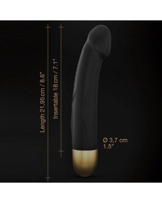 Вібратор Dorcel Real Vibration M Gold 2.0, діаметр 3,7см, перезаряджається, для точки G