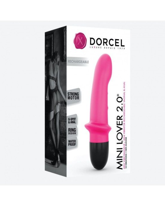 Вібратор Dorcel Mini Lover Magenta 2.0 перезаряджуваний, для точки G і масажу простати Вібратор Dorcel Mini Lover Magenta 2.0 перезаряджуваний, для точки G і масажу простати