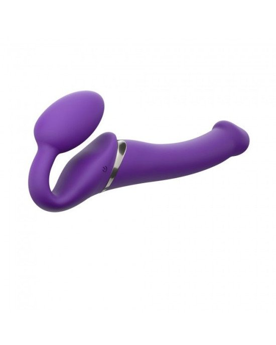 Безремінний страпон з вібрацією Strap-On-Me Vibrating Violet M, діаметр 3,3 см, пульт ДК, регульован Безремінний страпон з вібрацією Strap-On-Me Vibrating Violet M, діаметр 3,3 см, пульт ДК, регульован