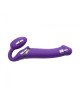 Безремінний страпон з вібрацією Strap-On-Me Vibrating Violet M, діаметр 3,3 см, пульт ДК, регульован Безремінний страпон з вібрацією Strap-On-Me Vibrating Violet M, діаметр 3,3 см, пульт ДК, регульован