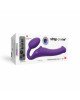 Безремінний страпон з вібрацією Strap-On-Me Vibrating Violet M, діаметр 3,3 см, пульт ДК, регульован Безремінний страпон з вібрацією Strap-On-Me Vibrating Violet M, діаметр 3,3 см, пульт ДК, регульован