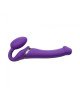 Безремінний страпон з вібрацією Strap-On-Me Vibrating Violet M, діаметр 3,3 см, пульт ДК, регульован Безремінний страпон з вібрацією Strap-On-Me Vibrating Violet M, діаметр 3,3 см, пульт ДК, регульован