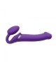 Безремінний страпон з вібрацією Strap-On-Me Vibrating Violet L, діам. 3,7 см, пульт ДК, регульований Безремінний страпон з вібрацією Strap-On-Me Vibrating Violet L, діам. 3,7 см, пульт ДК, регульований