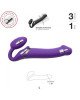 Безремінний страпон з вібрацією Strap-On-Me Vibrating Violet L, діам. 3,7 см, пульт ДК, регульований Безремінний страпон з вібрацією Strap-On-Me Vibrating Violet L, діам. 3,7 см, пульт ДК, регульований