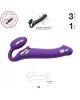 Безремінний страпон з вібрацією Strap-On-Me Vibrating Violet XL, діам. 4,5 см, пульт ДК, регульовани Безремінний страпон з вібрацією Strap-On-Me Vibrating Violet XL, діам. 4,5 см, пульт ДК, регульовани
