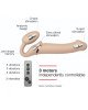 Безремінний страпон з вібрацією Strap-On-Me Vibrating Flesh L, діаметр 3,7 см, пульт ДК, регульовани Безремінний страпон з вібрацією Strap-On-Me Vibrating Flesh L, діаметр 3,7 см, пульт ДК, регульовани