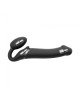 Безремінний страпон з вібрацією Strap-On-Me Vibrating Black L, діаметр 3,7см, пульт ДК, регульований Безремінний страпон з вібрацією Strap-On-Me Vibrating Black L, діаметр 3,7см, пульт ДК, регульований