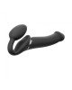 Безремінний страпон з вібрацією Strap-On-Me Vibrating Black L, діаметр 3,7см, пульт ДК, регульований Безремінний страпон з вібрацією Strap-On-Me Vibrating Black L, діаметр 3,7см, пульт ДК, регульований