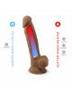 Фалоімітатор SilexD Johnny Caramel (MODEL 1 size 7in), двошаровий, силікон + Silexpan, діаметр 3,8см Фалоімітатор SilexD Johnny Caramel (MODEL 1 size 7in), двошаровий, силікон + Silexpan, діаметр 3,8см