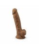 Фалоімітатор SilexD Johnny Caramel (MODEL 1 size 7in), двошаровий, силікон + Silexpan, діаметр 3,8см Фалоімітатор SilexD Johnny Caramel (MODEL 1 size 7in), двошаровий, силікон + Silexpan, діаметр 3,8см