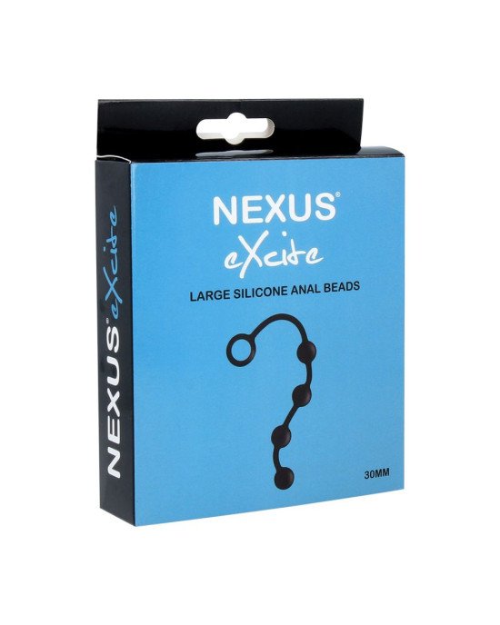 Анальні кульки Nexus Excite Large Anal Beads, силікон, макс. діаметр 3 см Анальні кульки Nexus Excite Large Anal Beads, силікон, макс. діаметр 3 см