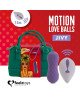 Вагінальні кульки з масажем і вібрацією FeelzToys Motion Love Balls Jivy з пультом дистанційного кер Вагінальні кульки з масажем і вібрацією FeelzToys Motion Love Balls Jivy з пультом дистанційного кер