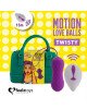 Вагінальні кульки з масажем і вібрацією FeelzToys Motion Love Balls Twisty з пультом дистанційного к Вагінальні кульки з масажем і вібрацією FeelzToys Motion Love Balls Twisty з пультом дистанційного к