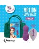 Вагінальні кульки з перловим масажем FeelzToys Motion Love Balls Foxy з пультом дистанційного керува Вагінальні кульки з перловим масажем FeelzToys Motion Love Balls Foxy з пультом дистанційного керува