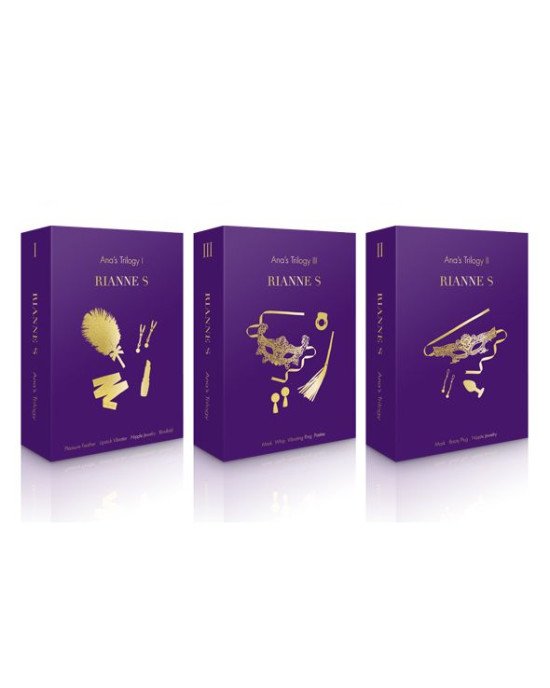 Романтичний подарунковий набір RIANNE S Ana's Trilogy Set III: ерекційне кільце, ажурна маска на обл Романтичний подарунковий набір RIANNE S Ana's Trilogy Set III: ерекційне кільце, ажурна маска на обл