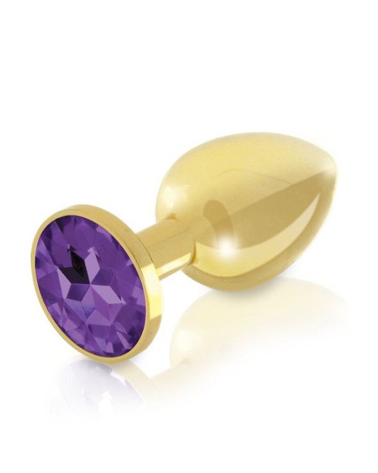 Набір металевих анальних пробок із кристалом RIANNE S – Booty Plug Luxury Set, діаметр 3 та 3,5 см Набір металевих анальних пробок із кристалом RIANNE S – Booty Plug Luxury Set, діаметр 3 та 3,5 см