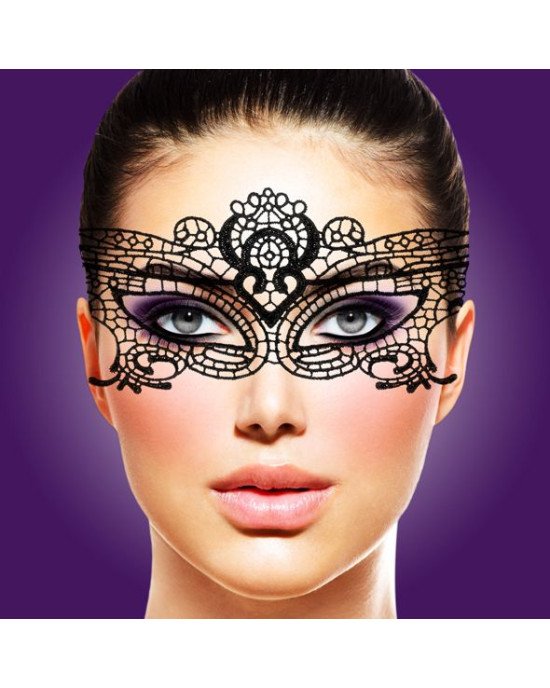 Ажурная маска на лицо RIANNE S - Masque III с лентами-завязками Ажурная маска на лицо RIANNE S - Masque III с лентами-завязками