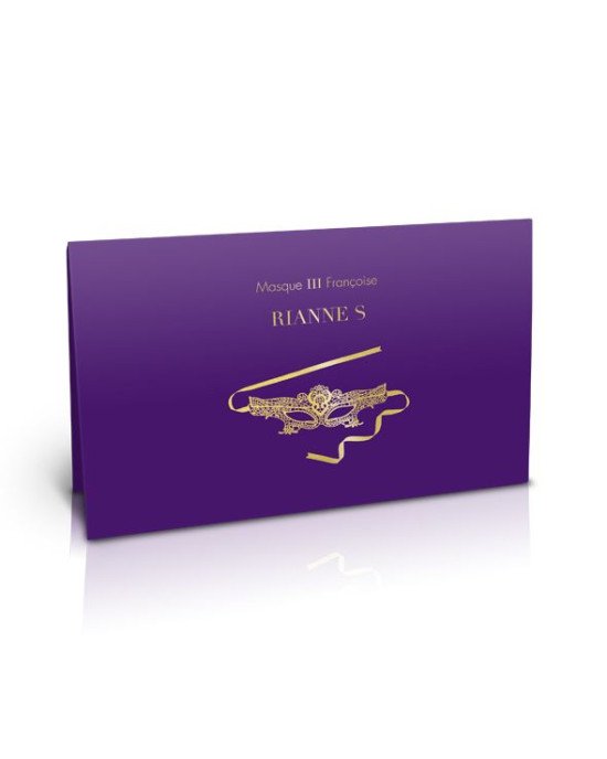 Ажурная маска на лицо RIANNE S - Masque III с лентами-завязками Ажурная маска на лицо RIANNE S - Masque III с лентами-завязками
