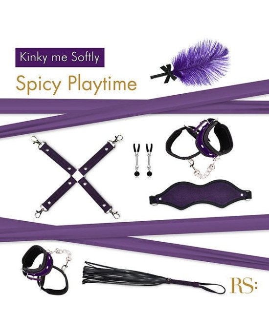 Подарунковий набір для BDSM RIANNE S — Kinky Me Softly Purple: 8 предметів для задоволення Подарунковий набір для BDSM RIANNE S — Kinky Me Softly Purple: 8 предметів для задоволення