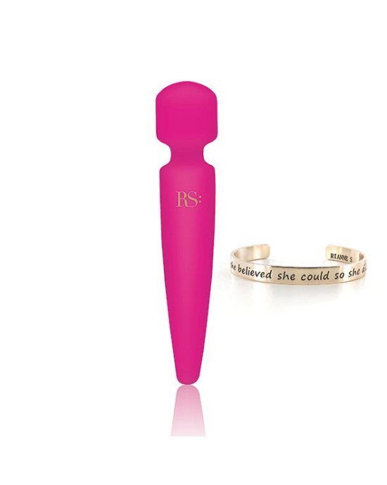 Вібромасажер Rianne S: Bella Mini Wand Rose, 10 режимів роботи, медичний силікон, подарункове пакова Вібромасажер Rianne S: Bella Mini Wand Rose, 10 режимів роботи, медичний силікон, подарункове пакова