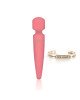 Вібромасажер Rianne S: Bella Mini Wand Coral, 10 режимів роботи, медичний силікон, подарункове паков Вібромасажер Rianne S: Bella Mini Wand Coral, 10 режимів роботи, медичний силікон, подарункове паков