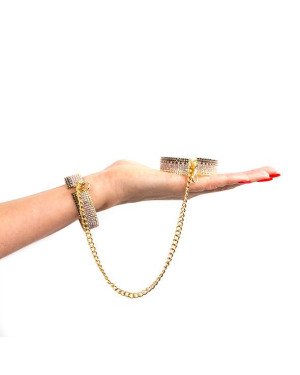 Лакшері наручники-браслети із кристалами Rianne S: Diamond Cuffs, подарункова упаковка Лакшері наручники-браслети із кристалами Rianne S: Diamond Cuffs, подарункова упаковка