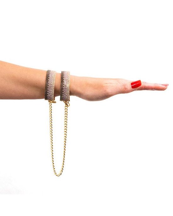 Лакшері наручники-браслети із кристалами Rianne S: Diamond Cuffs, подарункова упаковка Лакшері наручники-браслети із кристалами Rianne S: Diamond Cuffs, подарункова упаковка