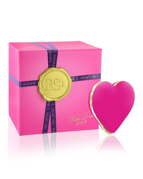 Вібратор-серце Rianne S: Heart Vibe Rose, 10 режимів роботи, медичний силікон, подарункова упаковка Вібратор-серце Rianne S: Heart Vibe Rose, 10 режимів роботи, медичний силікон, подарункова упаковка