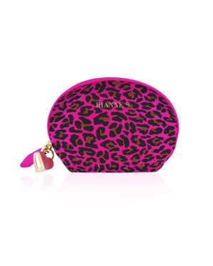 Мінівібромасажер Rianne S: Lovely Leopard Purple, 10 режимів роботи, косметичка-чохол, мед.силікон Мінівібромасажер Rianne S: Lovely Leopard Purple, 10 режимів роботи, косметичка-чохол, мед.силікон