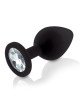 Набір силіконових анальних пробок із кристалом Rianne S: Booty Plug Set Black, діаметр 2,7см, 3,5см, Набір силіконових анальних пробок із кристалом Rianne S: Booty Plug Set Black, діаметр 2,7см, 3,5см,