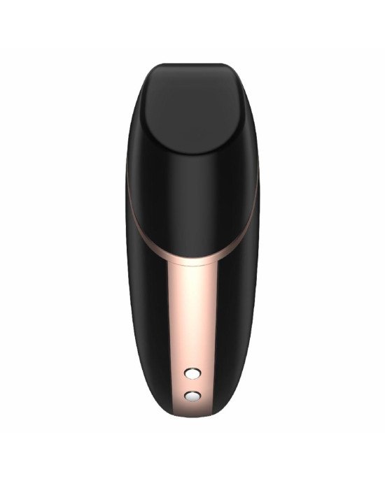 Вакуумний кліторальний стимулятор Satisfyer Love Triangle Black з керуванням через інтернет