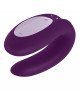 Смарт-вібратор для пар Satisfyer Double Joy Violet із широким кліторальним стимулятором Смарт-вібратор для пар Satisfyer Double Joy Violet із широким кліторальним стимулятором