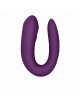 Смарт-вібратор для пар Satisfyer Double Joy Violet із широким кліторальним стимулятором Смарт-вібратор для пар Satisfyer Double Joy Violet із широким кліторальним стимулятором