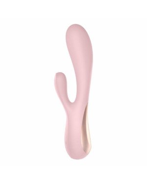 Смарт вібратор-кролик Satisfyer Mono Flex Mauve, 2 мотори, керування через інтернет