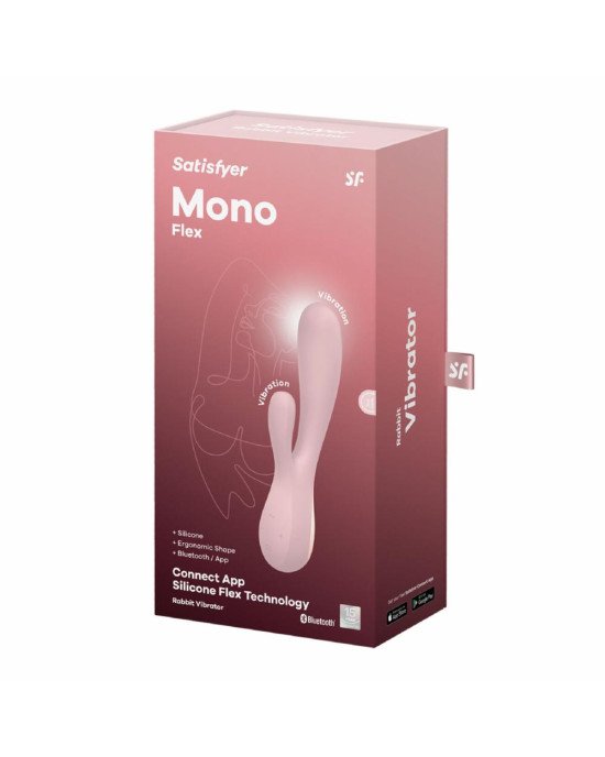 Смарт вібратор-кролик Satisfyer Mono Flex Mauve, 2 мотори, керування через інтернет Смарт вібратор-кролик Satisfyer Mono Flex Mauve, 2 мотори, керування через інтернет