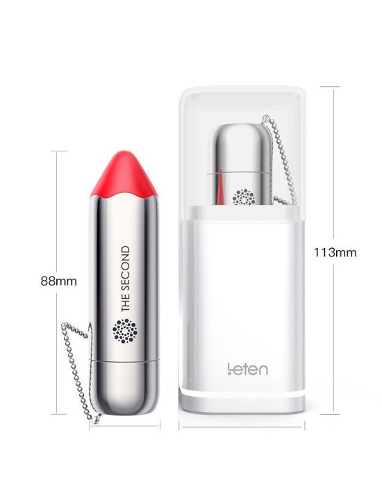 Віброкуля Leten The Second scented powder з індукційною зарядкою, водонепроникна, дуже потужна Віброкуля Leten The Second scented powder з індукційною зарядкою, водонепроникна, дуже потужна