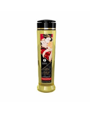 Масажна олія Shunga Romance – Sparkling Strawberry Wine (240 мл) натуральна зволожувальна