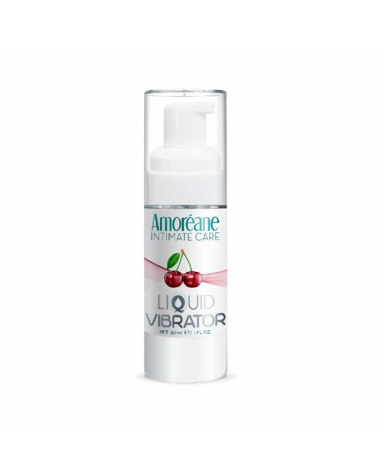 Лубрикант з ефектом вібрації Amoreane Med Liquid Vibrator Cherry (30 мл) Лубрикант з ефектом вібрації Amoreane Med Liquid Vibrator Cherry (30 мл)