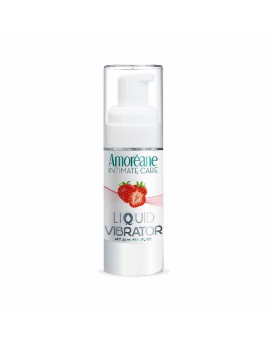 Лубрикант з ефектом вібрації Amoreane Med Liquid Vibrator Strawberry (30 мл) Лубрикант з ефектом вібрації Amoreane Med Liquid Vibrator Strawberry (30 мл)