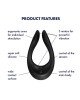 Вібратор для пар Satisfyer Endless Joy Black, 3 незалежні мотори, багатофункціональний Вібратор для пар Satisfyer Endless Joy Black, 3 незалежні мотори, багатофункціональний