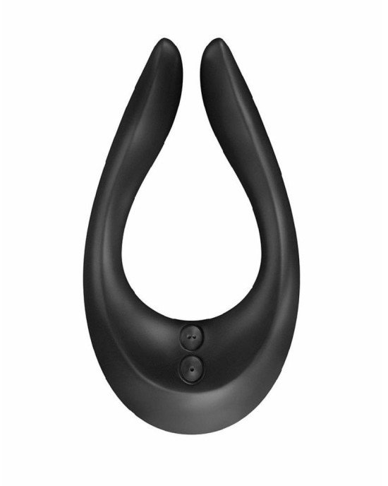 Вібратор для пар Satisfyer Endless Joy Black, 3 незалежні мотори, багатофункціональний Вібратор для пар Satisfyer Endless Joy Black, 3 незалежні мотори, багатофункціональний