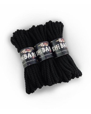 Бавовняна мотузка для шібарі Feral Feelings Shibari Rope, 8 м чорна Бавовняна мотузка для шібарі Feral Feelings Shibari Rope, 8 м чорна