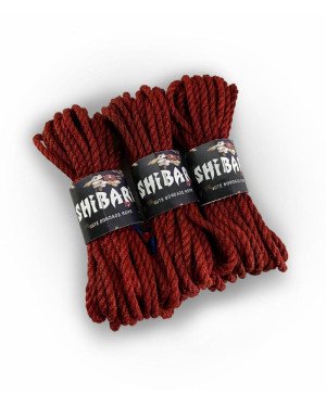 Джутова мотузка для шібарі Feral Feelings Shibari Rope, 8 м червона Джутова мотузка для шібарі Feral Feelings Shibari Rope, 8 м червона