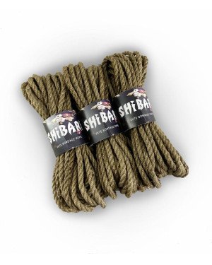 Джутова мотузка для шібарі Feral Feelings Shibari Rope, 8 м сіра Джутова мотузка для шібарі Feral Feelings Shibari Rope, 8 м сіра