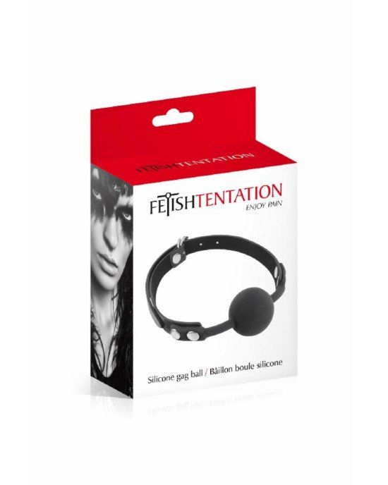 Класичний кляп з силіконовою кулькою Fetish Tentation Silicone Gag Ball Класичний кляп з силіконовою кулькою Fetish Tentation Silicone Gag Ball