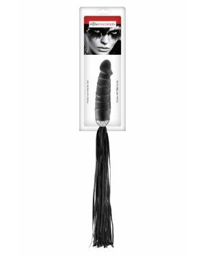 Флогер з ручкою-дилдо Fetish Tentation Whip with Dildo Handle Флогер з ручкою-дилдо Fetish Tentation Whip with Dildo Handle
