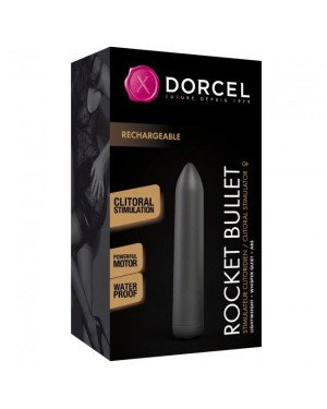 Перезаряджувана віброкуля Dorcel Rocket Bullet Black Перезаряджувана віброкуля Dorcel Rocket Bullet Black