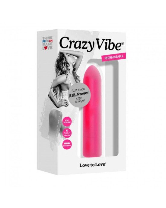 Вібропуля Love To Love Crazy Vibe перезаряджаєма